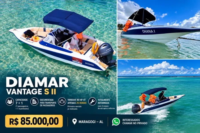 LANCHA 19 PÉS COMPLETA - R$ 85.000