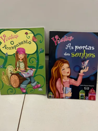 Kit com 2 livros infantil da coleção Valentina 