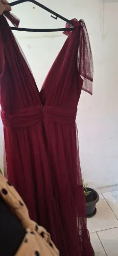 Vestido de Madrinha Marsala G