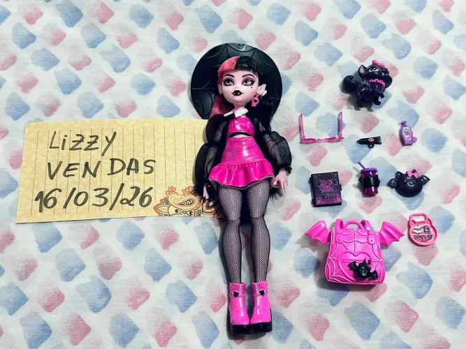 Boneca Monster High Draculaura G3 Core Refresh 1 *Leia a Descrição 
