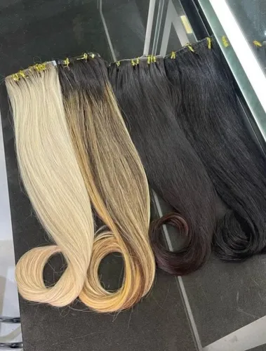 Colocação de mega hair apenas a mão de obra