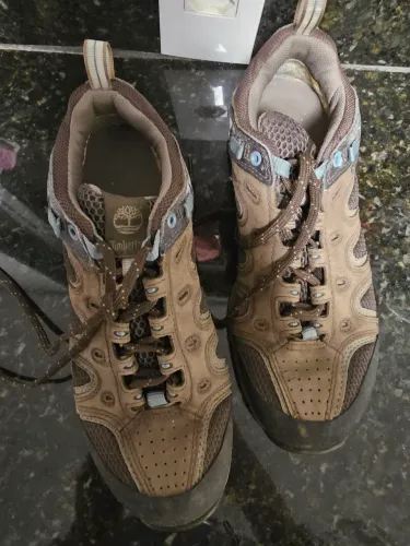 Bota Timberland Original com Solado Vibram para Trilha número 38 usada