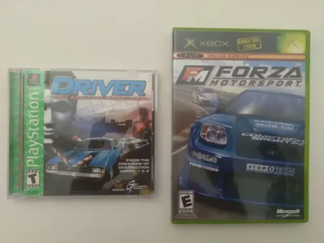 Driver para PlayStation e Forza para xbox completos