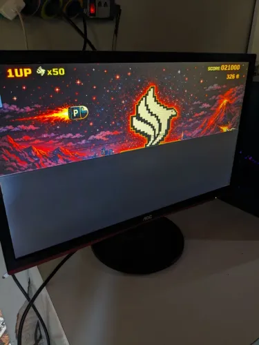 Monitor AOC G2460VQ6 24? com defeito na tela