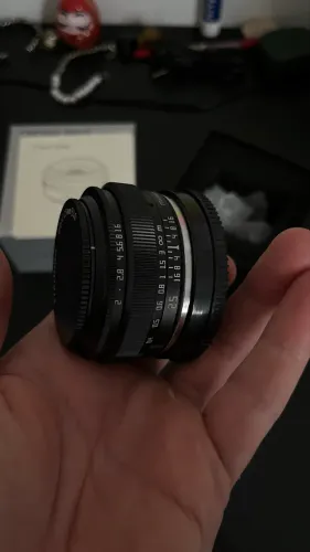 Lente 25 mm 7artisans 2.0 manual e mount