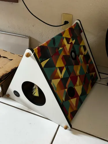 Casinha mais kit parede para gatos