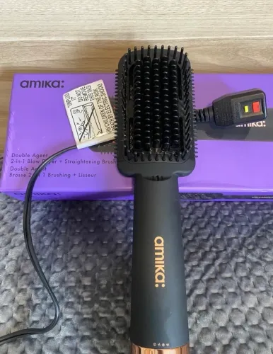 escova alisadors de cabelos eletrica AMIKA, 127 V, Novíssima.