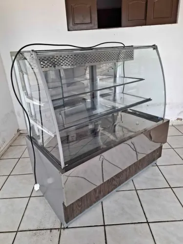 balcão refrigerado 1,20 IGLU - vidro curvo