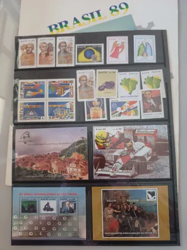 Selos ano de lançamento 1989