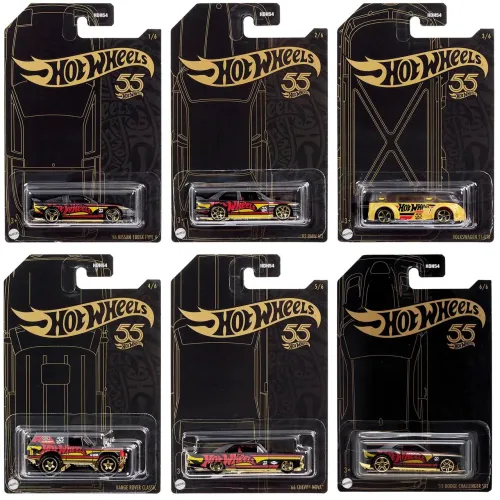 Set Hot Wheels 55 anos (com chasse)