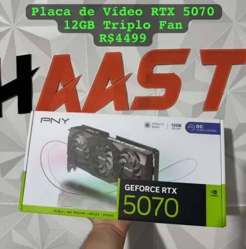 Placa de Vídeo RTX 5070 PNY 12GB [Novo]