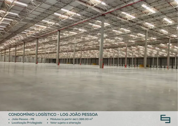 Galpão para alugar em João Pessoa/PB com 1.232,03 m² em condomínio logístico