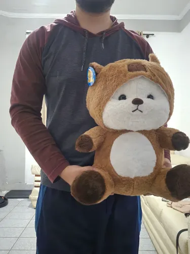 Pelúcia ursinho vestido de capivara