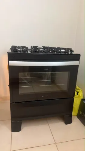 Vende-se fogão 5 bocas tampo de vidro