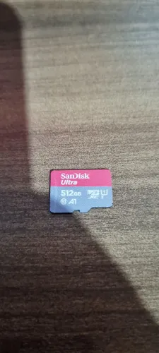 Cartão de memória - 512 gigas 150 mb/s de leitura 