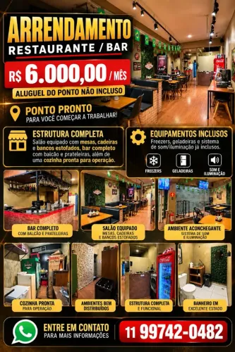 Arrendamento de Lanchonete