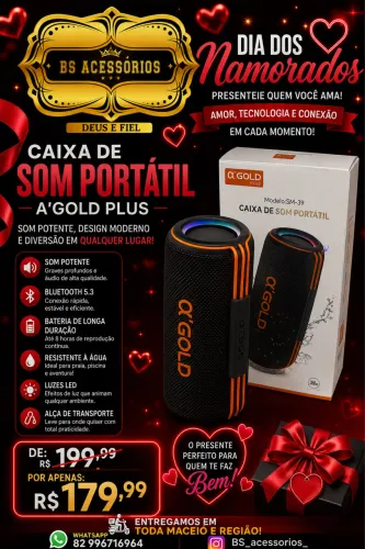 CAIXA DE SOM GOLD 30W 