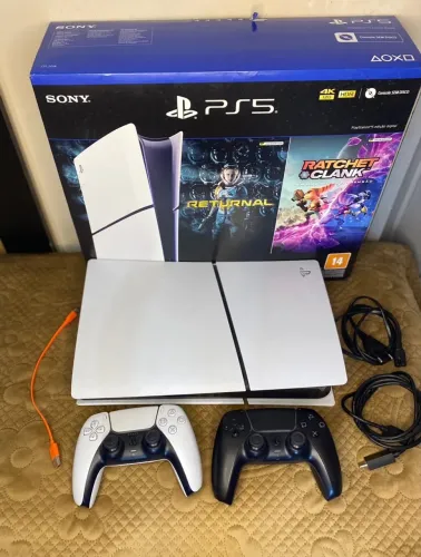 Ps5 Slim 1TB 2 Controles 5 Meses Garantia