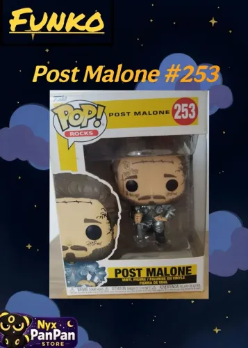 Funko pop  POST Malone 253 rock músicas .