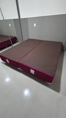 Cama de casal completa com box ( usado)