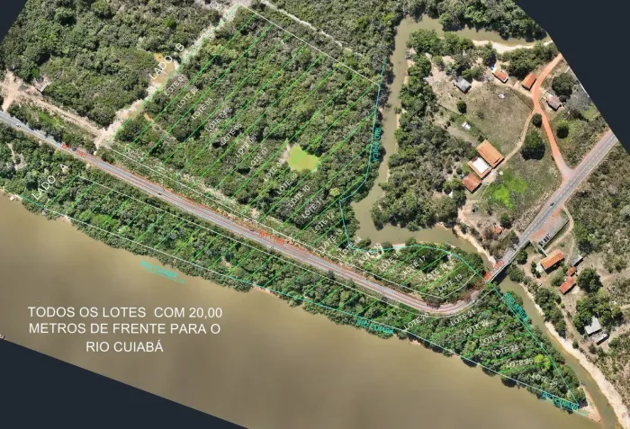 Vende-se lotes na barra do arica santo Antônio do leverger entrada de 50%  