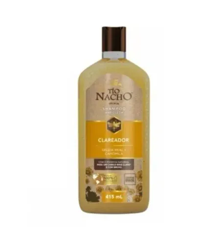 Shampoo Tío Nacho Antiqueda Clareador Geleia Real + Camomila