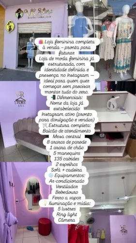 Vendo loja física, pronta para trabalhar