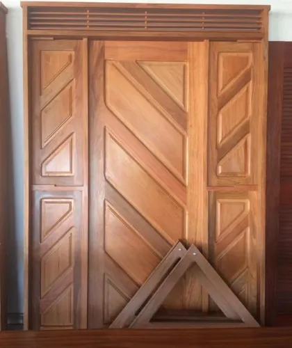 Porta em jatobá 1,60 almofada diagonal