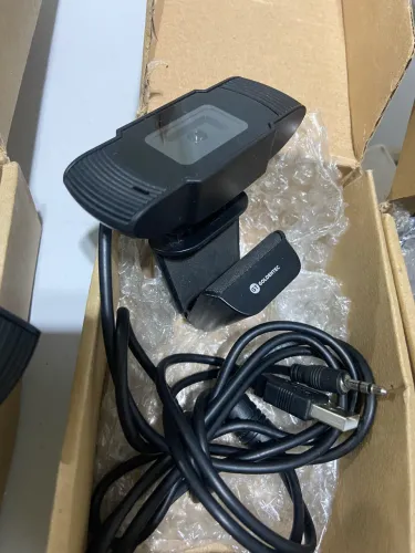Webcam Goldentec Full HD 1080p 30fps com Microfone Integrado