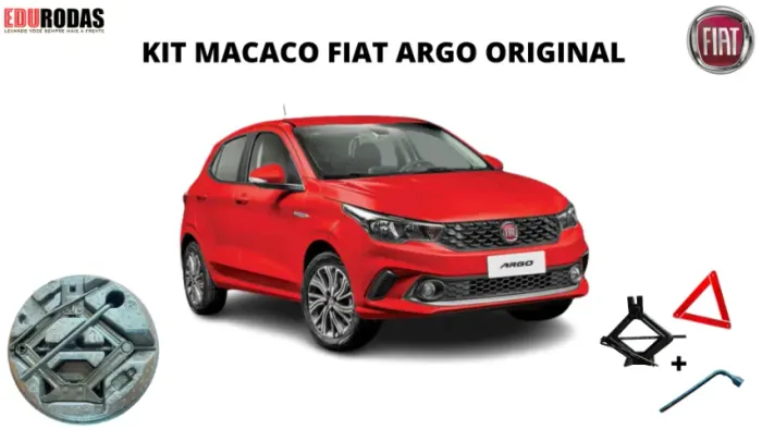 Macaco Chave De Roda 19mm + Estojo De Transporte ( Kit Completo Original Fiat )