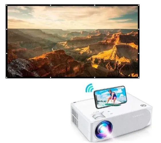 Projetor Vankyo V630W LED Full HD 1080p Wi-Fi Com HDMI e USB-A