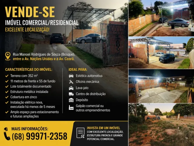 Vende-se Imóvel Comercial 