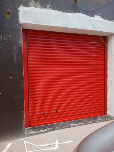 Portão automático de enrolar