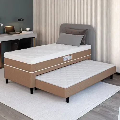 Cama Auxiliar Solteiro no Rosê Nova - Qualidade e Durabilidade