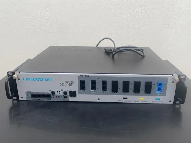 PABX Leucotron Ision IP 1600 - Central Telefônica Profissional