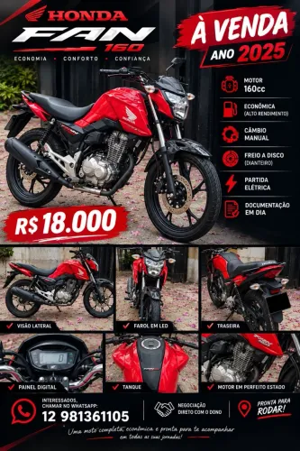 Honda CG 160 FAN Flex 2025
