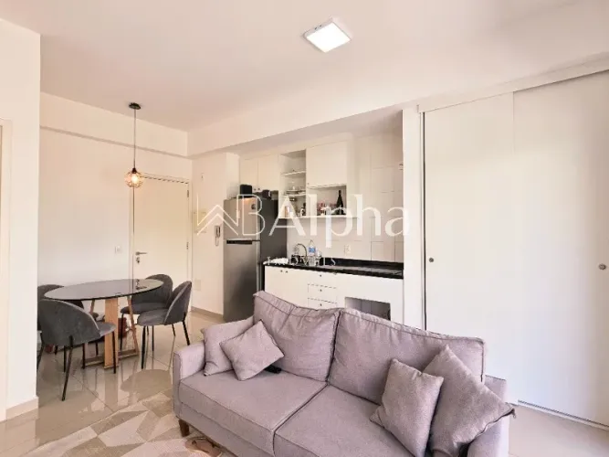 Apartamento mobiliado para venda/locação - Condomínio Trix Housing Tamboré - Santana de Pa