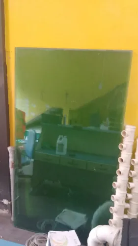 Vidro Temperado verde 8 mm 1,21x2,22m(4unid) / 117x150m(6 unid) / 150x170m(4 unid)