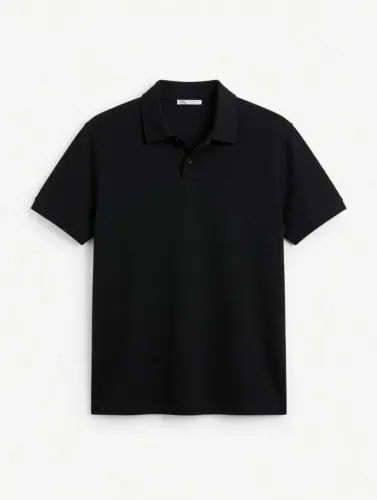 Camisa Polo Preta Zara - Slim