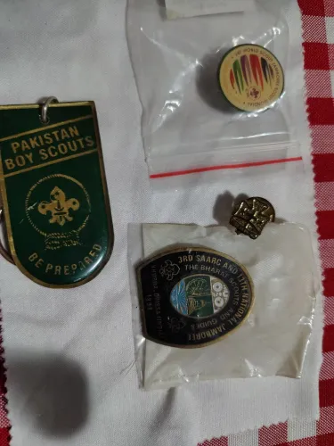 Distintivos e broches escoteiros 