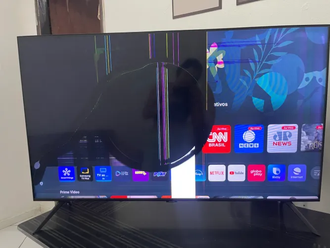 TV 50 polegadas para retirada de peças 