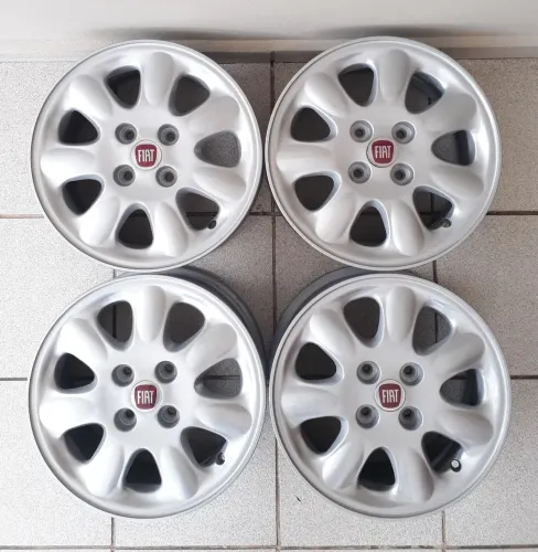 Jogo de rodas aro 14 Fiat original