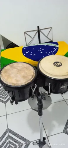 Par de Bongô Topzeira com Tripé 