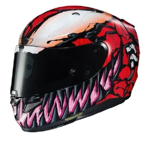 Capacete Hjc RPHA11 Carnage Original Marvel Hjc Rpha11 Na Caixa Lacrado