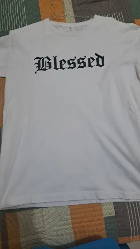 Camisa com estilo streetwear Blessed