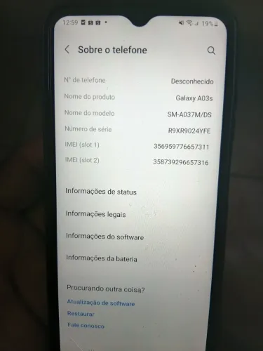 Vendo Samsung A03S