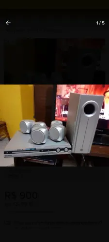 Dvd  home theater gradiente