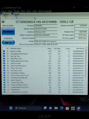  Samsung 1T várias marcas.