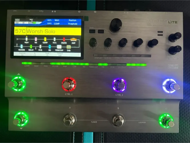 Pedaleira Multi-Efeitos Mooer GE300 Lite para Guitarra