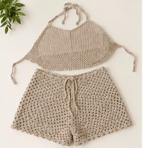 Conjunto crochê 